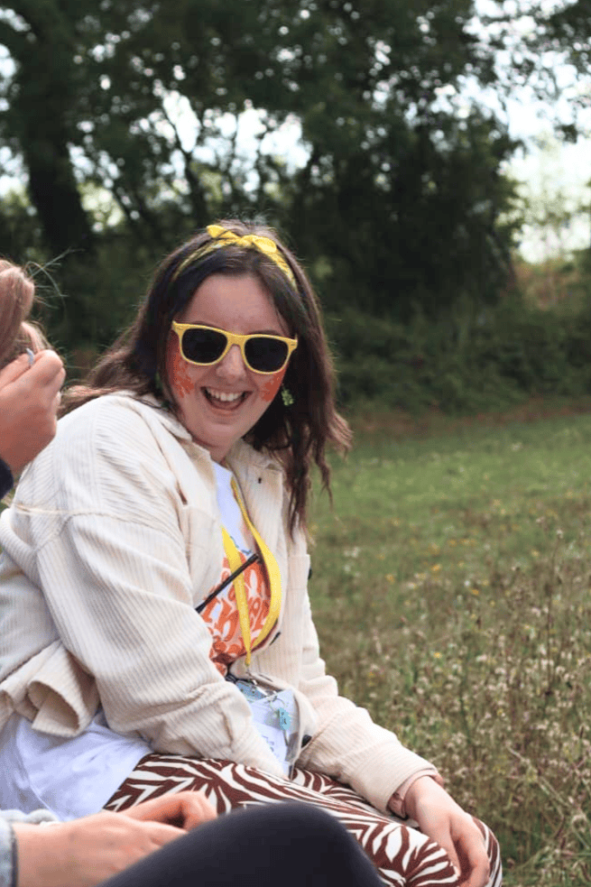 Becca at camp
